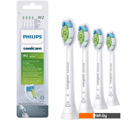  - Аксессуары к товарам для красоты и здоровья Philips Sonicare W Optimal White HX6064/10 (4 шт) - Sonicare W Optimal White HX6064/10 (4 шт)
