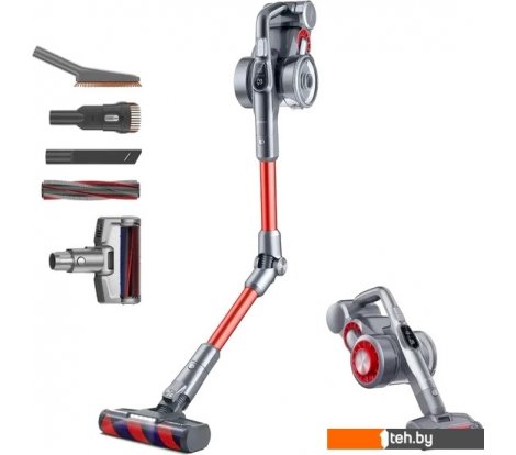  - Пылесосы Jimmy H9 Flex (серебристый/красный) - H9 Flex (серебристый/красный)