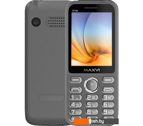  - Мобильные телефоны Maxvi K15n (серый) - K15n (серый)