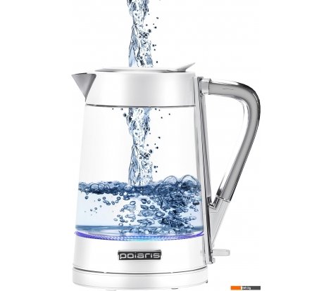  - Электрочайники и термопоты Polaris PWK 1715CGL Water Way Pro (белый) - PWK 1715CGL Water Way Pro (белый)