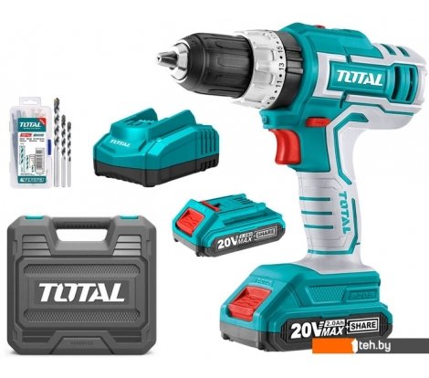  - Шуруповерты, гайковерты, электроотвертки Total TIDLI20031 (с 2-мя АКБ, кейс, набор оснастки) - TIDLI20031 (с 2-мя АКБ, кейс, набор оснастки)