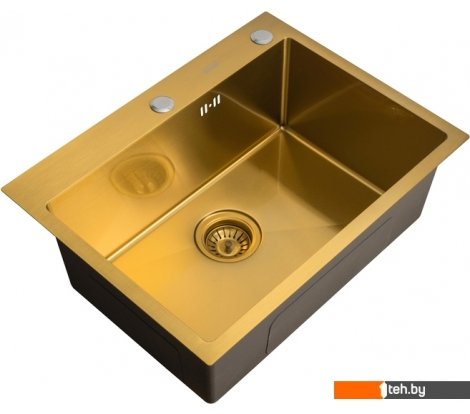  - Кухонные мойки ARFEKA Eco AR 600*500 Golden PVD Nano - Eco AR 600*500 Golden PVD Nano