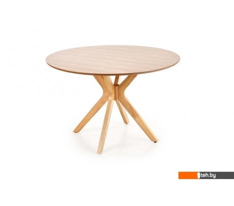  - Кухонные столы и обеденные группы Halmar Nicolas 120x120 (дуб натуральный) - Nicolas 120x120 (дуб натуральный)