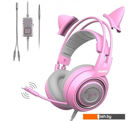  - Наушники и гарнитуры Somic G951S (розовый) - G951S (розовый)