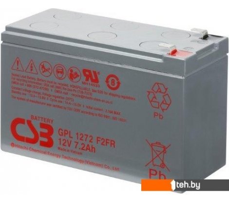 - Аккумуляторы для ИБП CSB Battery GPL1272 F2FR (12В/7.2 А·ч) - GPL1272 F2FR (12В/7.2 А·ч)