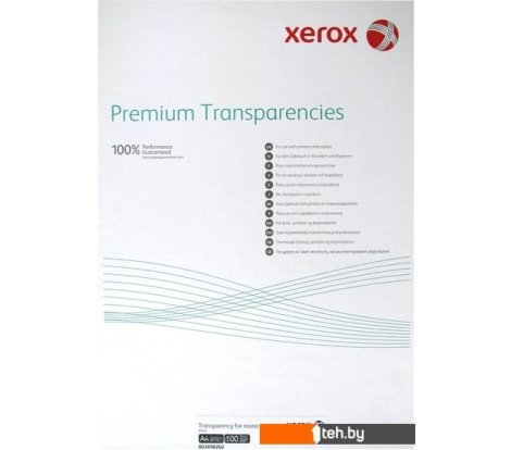  - Бумага и материалы для печати Xerox прозрачная A4, 100 л 003R98202 - прозрачная A4, 100 л 003R98202