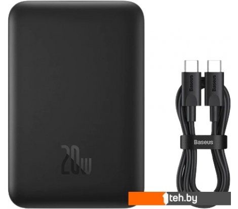  - Портативные зарядные устройства Baseus Magnetic Mini Wireless Fast Charge Power Bank 10000mAh 20W (черный) - Magnetic Mini Wireless Fast Charge Power Bank 10000mAh 20W (черный)