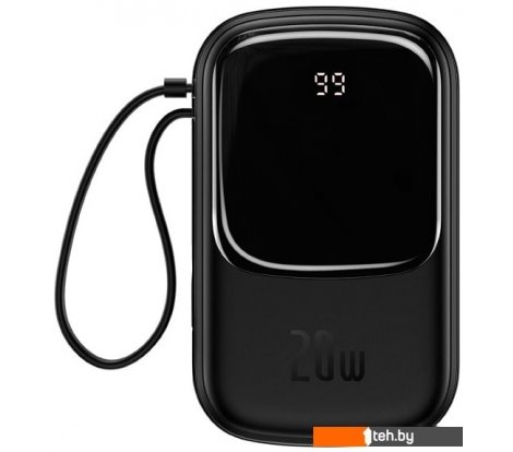  - Портативные зарядные устройства Baseus Qpow Pro Digital Display Fast Charge 10000mAh 20W (черный) - Qpow Pro Digital Display Fast Charge 10000mAh 20W (черный)