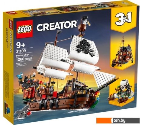  - Конструкторы LEGO Creator 31109 Пиратский корабль - Creator 31109 Пиратский корабль