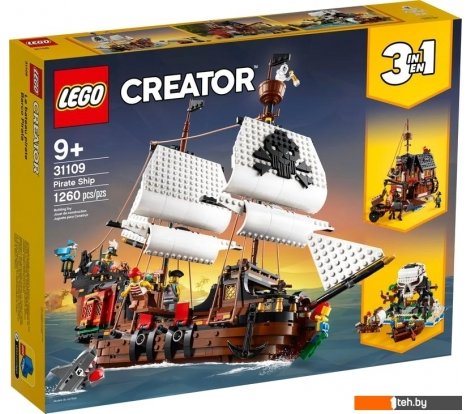  - Конструкторы LEGO Creator 31109 Пиратский корабль - Creator 31109 Пиратский корабль