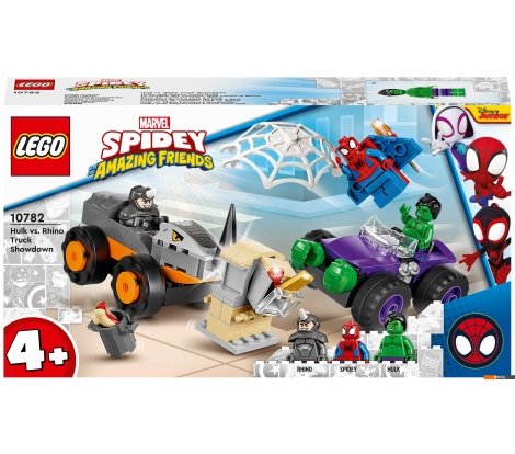  - Конструкторы LEGO Marvel Spiderman 10782 Схватка Халка и Носорога на грузовиках - Marvel Spiderman 10782 Схватка Халка и Носорога на грузовиках
