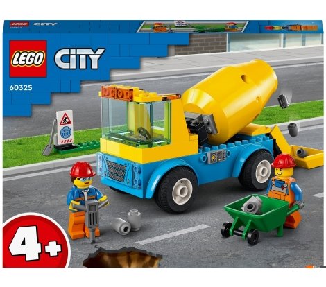  - Конструкторы LEGO City 60325 Бетономешалка - City 60325 Бетономешалка