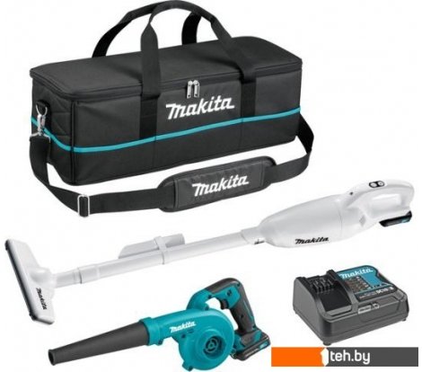  - Наборы электроинструментов Makita CLX 245 SAX1 (пылесос, воздуходувка, 1 АКБ, сумка) - CLX 245 SAX1 (пылесос, воздуходувка, 1 АКБ, сумка)