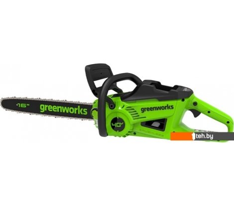 - Цепные электро- и бензопилы Greenworks GD40CS20XK4 (с 1-им АКБ 4 Ач) - GD40CS20XK4 (с 1-им АКБ 4 Ач)