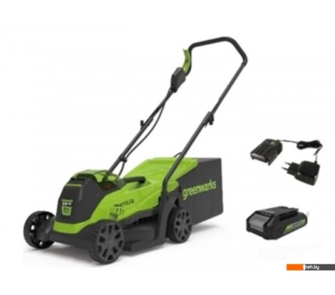  - Газонокосилки Greenworks GD24LM33K4 2516107UB (с 1-м АКБ) - GD24LM33K4 2516107UB (с 1-м АКБ)
