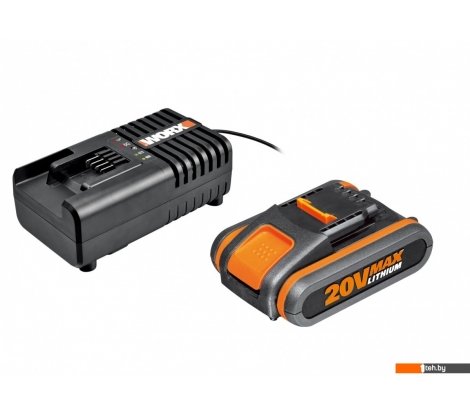  - Аккумуляторы и зарядные устройства для инструмента Worx WA3880+WA3551.1 (20В/2.0 Ah + 14.4-20В) - WA3880+WA3551.1 (20В/2.0 Ah + 14.4-20В)