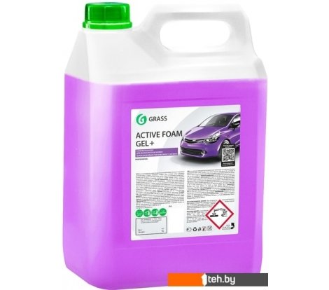 - Автохимия и автокосметика для кузова Grass Активная пена Active Foam Gel+ 6кг 113181 - Активная пена Active Foam Gel+ 6кг 113181