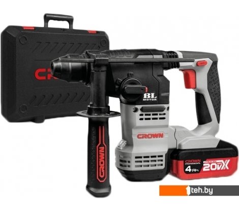  - Перфораторы CROWN CT28001HX-4 BMC (с 2-мя АКБ 4 Ah) - CT28001HX-4 BMC (с 2-мя АКБ 4 Ah)