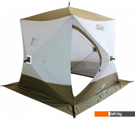  - Палатки Следопыт КУБ 3 Premium (белый/оливковый) - КУБ 3 Premium (белый/оливковый)