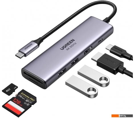  - USB-хабы и док-станции Ugreen CM511 60384 - CM511 60384