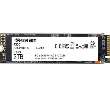 - SSD Patriot P300 2TB P300P2TBM28 - P300 2TB P300P2TBM28