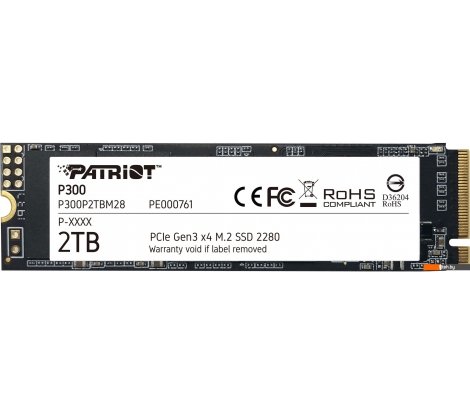  - SSD Patriot P300 2TB P300P2TBM28 - P300 2TB P300P2TBM28