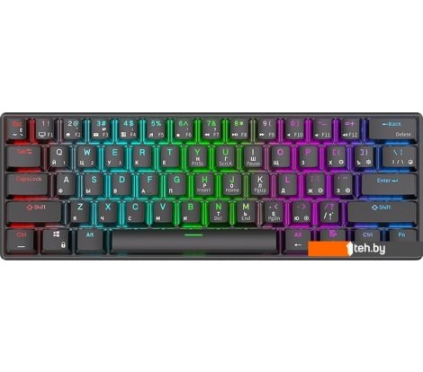  - Клавиатуры Royal Kludge RK61 RGB (черный, RK Brown) - RK61 RGB (черный, RK Brown)