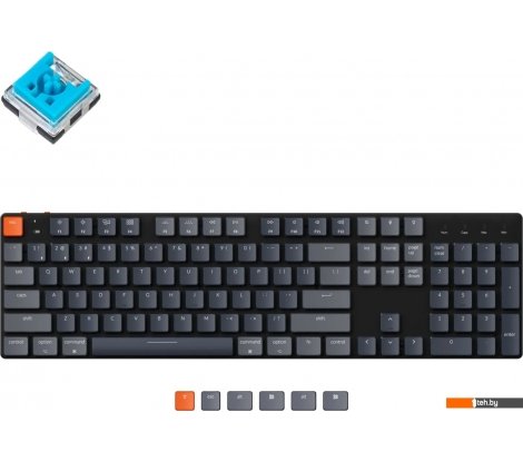  - Клавиатуры Keychron K5 SE RGB K5SE-E2-RU (Keychron Low Profile Optical Blue) - K5 SE RGB K5SE-E2-RU (Keychron Low Profile Optical Blue)