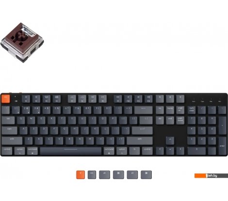  - Клавиатуры Keychron K5 SE RGB K5SE-E3-RU (Keychron Low Profile Optical Brown) - K5 SE RGB K5SE-E3-RU (Keychron Low Profile Optical Brown)