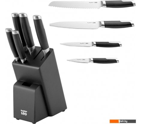  - Кухонные ножи, ножницы, овощечистки, точилки BergHOFF Leo Grafit 3950358 (6 шт) - Leo Grafit 3950358 (6 шт)