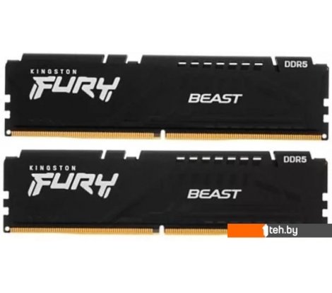  - Оперативная память Kingston FURY Beast 2x8ГБ DDR5 5600 МГц KF556C40BBK2-16 - FURY Beast 2x8ГБ DDR5 5600 МГц KF556C40BBK2-16