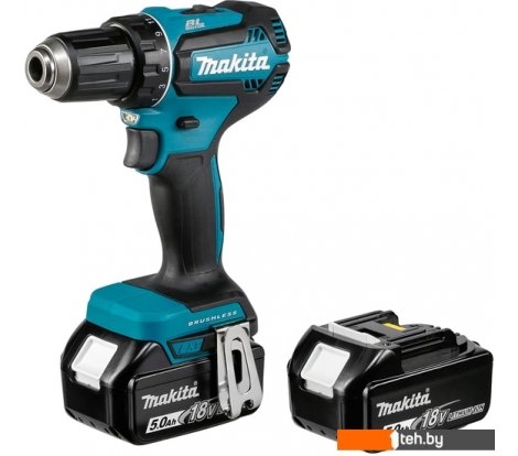  - Шуруповерты, гайковерты, электроотвертки Makita DDF485RTJ (с 2-мя АКБ 2.0 Ah, кейс ) - DDF485RTJ (с 2-мя АКБ 2.0 Ah, кейс )