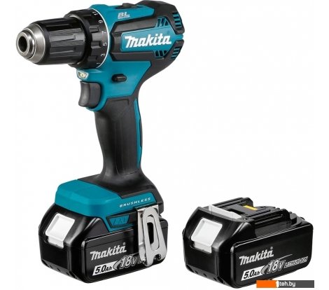  - Шуруповерты, гайковерты, электроотвертки Makita DDF485RTJ (с 2-мя АКБ 2.0 Ah, кейс ) - DDF485RTJ (с 2-мя АКБ 2.0 Ah, кейс )