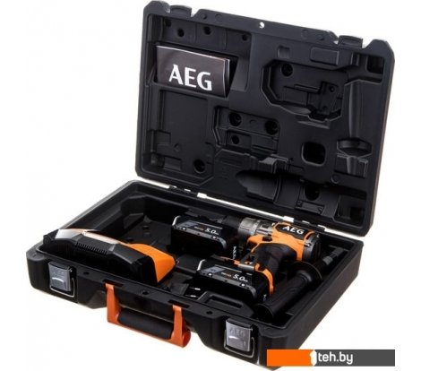  - Шуруповерты, гайковерты, электроотвертки AEG Powertools BSB 18C3BL-502C 4935478939 (с 2-мя АКБ 5 Ач, кейс) - BSB 18C3BL-502C 4935478939 (с 2-мя АКБ 5 Ач, кейс)