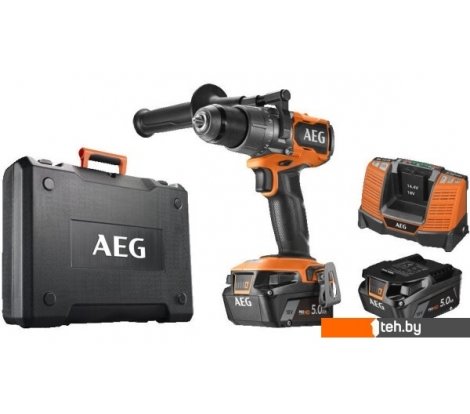  - Шуруповерты, гайковерты, электроотвертки AEG Powertools BSB 18C3BL-502C 4935478939 (с 2-мя АКБ 5 Ач, кейс) - BSB 18C3BL-502C 4935478939 (с 2-мя АКБ 5 Ач, кейс)