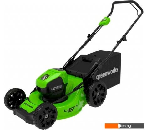  - Газонокосилки Greenworks GD40LM46HPK4 2514407UB (с 1-им АКБ 4 Ач) - GD40LM46HPK4 2514407UB (с 1-им АКБ 4 Ач)