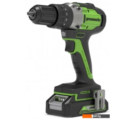  - Шуруповерты, гайковерты, электроотвертки Greenworks GD24DD60 3704107 (без АКБ) - GD24DD60 3704107 (без АКБ)