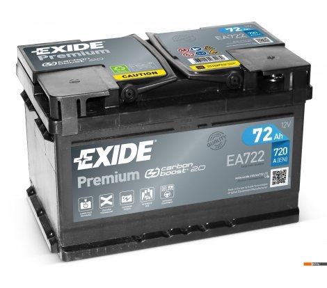  - Автомобильные аккумуляторы Exide Premium EA722 (72 А/ч) - Premium EA722 (72 А/ч)
