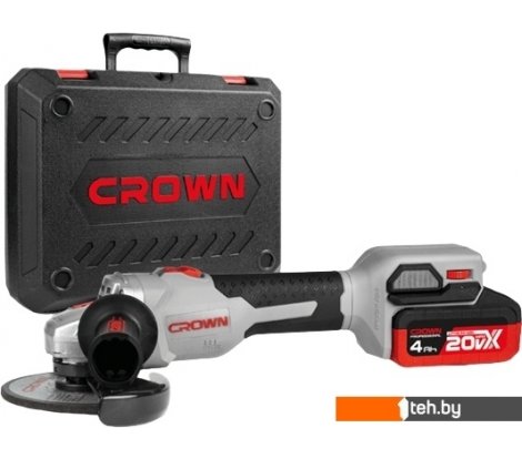  - Угловые шлифмашины (болгарки) CROWN CT23008-125HX-4 BMC (с 2-мя АКБ) - CT23008-125HX-4 BMC (с 2-мя АКБ)