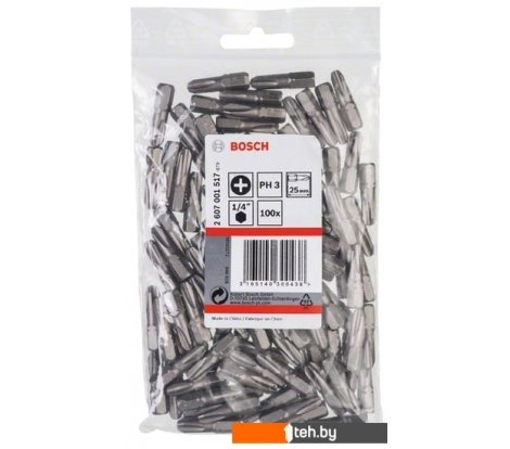  - Биты, головки, насадки, держатели Bosch 2607001517 (100 предметов) - 2607001517 (100 предметов)