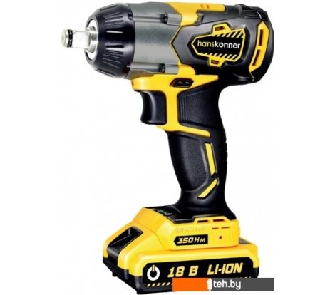 - Шуруповерты, гайковерты, электроотвертки Hanskonner HCD18350S (с 2-мя АКБ, кейс) - HCD18350S (с 2-мя АКБ, кейс)