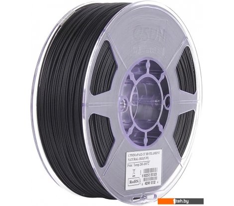  - Расходные материалы и аксессуары для 3D-печати eSUN ePA12-CF 1.75 мм 1000 г (натуральный) - ePA12-CF 1.75 мм 1000 г (натуральный)