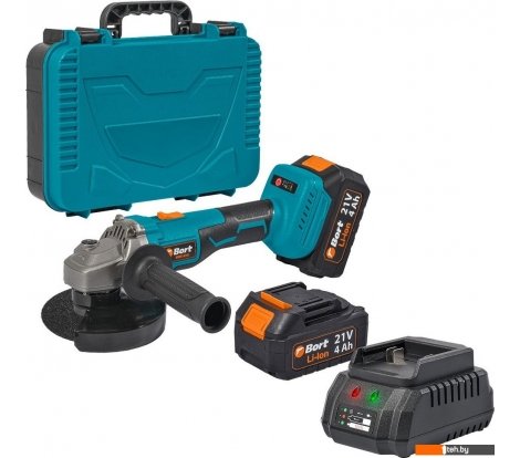  - Угловые шлифмашины (болгарки) Bort BWS-21LI (с 2-мя АКБ, кейс) - BWS-21LI (с 2-мя АКБ, кейс)