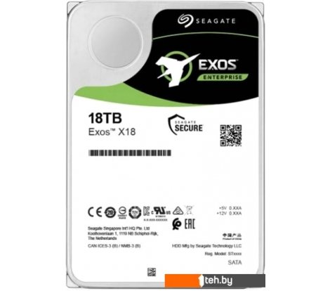  - Жесткие диски Seagate Exos X18 16TB ST16000NM004J - Exos X18 16TB ST16000NM004J