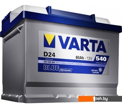 - Автомобильные аккумуляторы Varta Blue Dynamic D24 560 408 054 (60 А/ч) - Blue Dynamic D24 560 408 054 (60 А/ч)