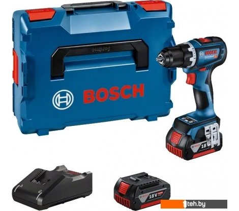  - Шуруповерты, гайковерты, электроотвертки Bosch GSR 18V-90 C Professional 06019K6006 (с 2-мя АКБ 5 Ач, кейс) - GSR 18V-90 C Professional 06019K6006 (с 2-мя АКБ 5 Ач, кейс)
