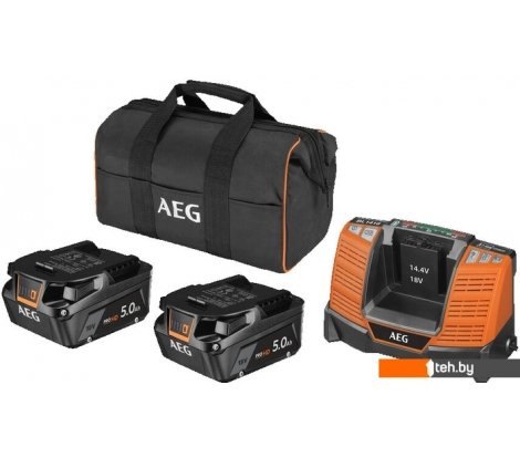  - Аккумуляторы и зарядные устройства для инструмента AEG Powertools SETLL1850SHD 4935478945 (2x18В/5 Ah + 18В, сумка) - SETLL1850SHD 4935478945 (2x18В/5 Ah + 18В, сумка)