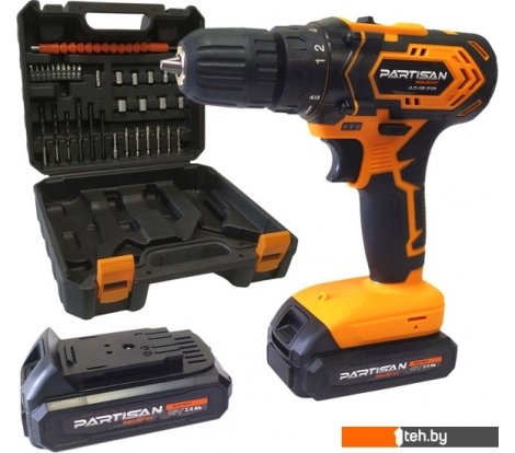  - Шуруповерты, гайковерты, электроотвертки Partisan AD-18.21BPSN (с 2-мя АКБ, кейс, оснастка) - AD-18.21BPSN (с 2-мя АКБ, кейс, оснастка)
