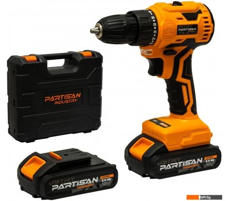  - Шуруповерты, гайковерты, электроотвертки Partisan AD-DF18DW (с 2-мя АКБ, кейс) - AD-DF18DW (с 2-мя АКБ, кейс)