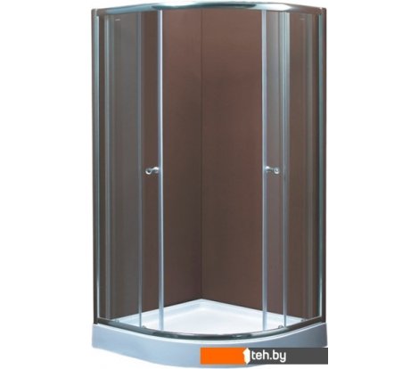  - Душевые кабины Coliseum Минор Т-80 80x80 (тонированное стекло) - Минор Т-80 80x80 (тонированное стекло)